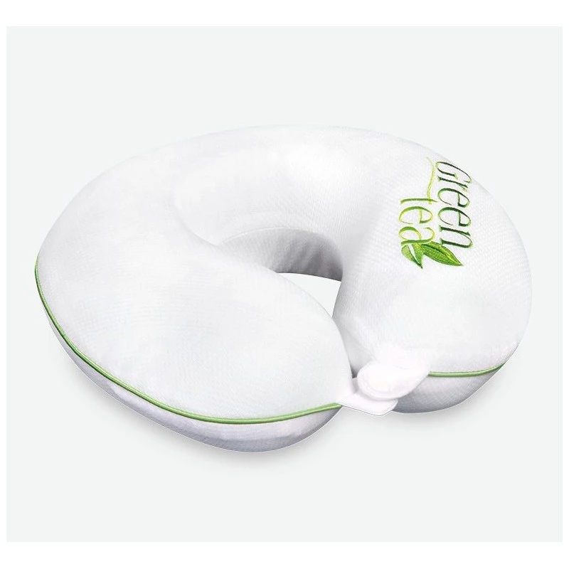 Възглавница SleepMe Travel Memory, Green Tea, За пътуване 29x30x10 см